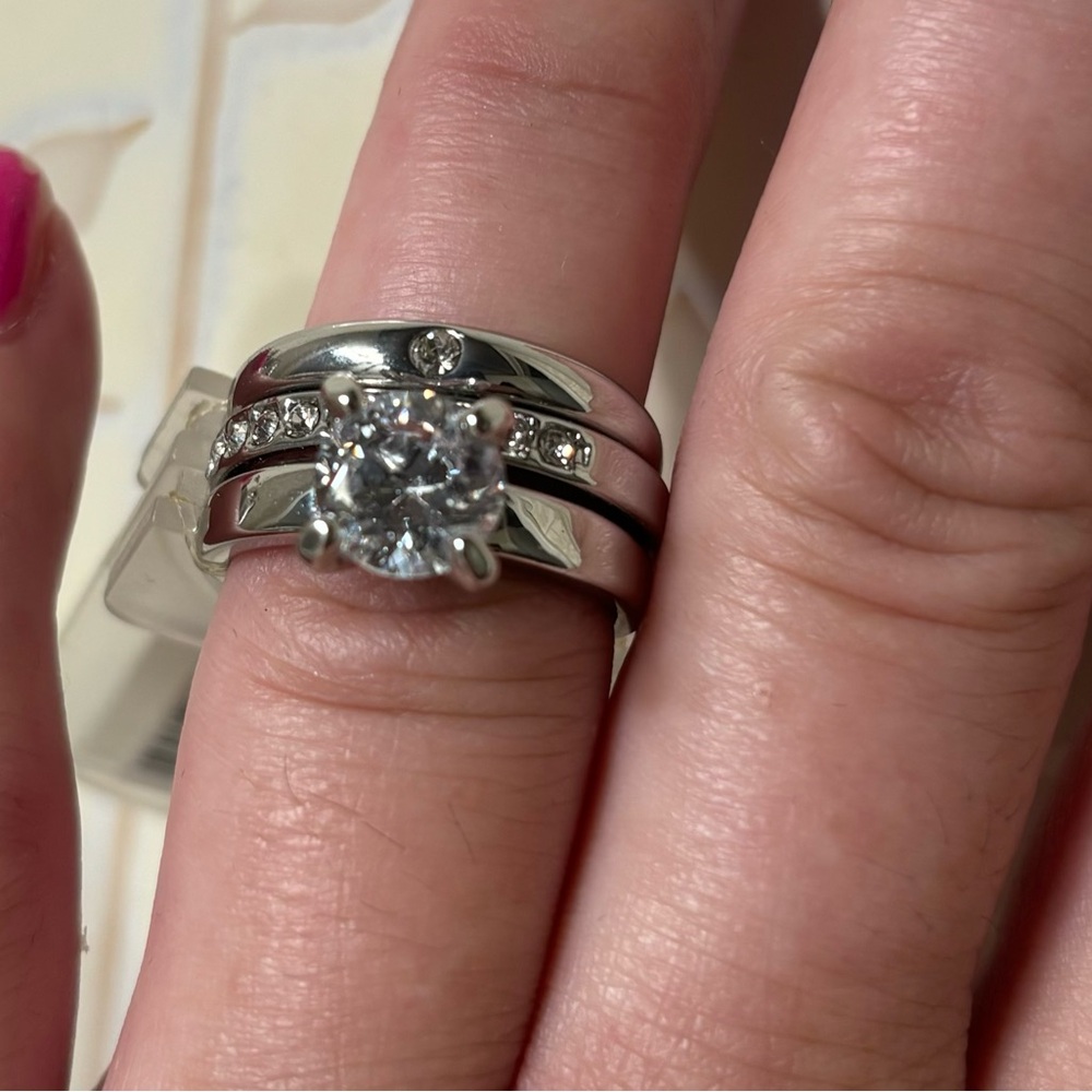 Past Present Future Diamond Ring. Medium - image 5